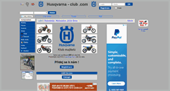 Desktop Screenshot of cs.husqvarna-club.com